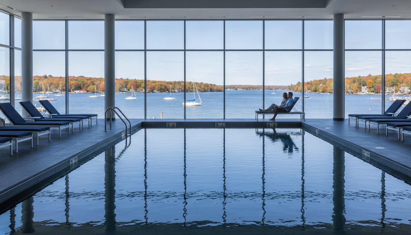 Charlevoix hotels with indoor pool for a year-round waterfront retreat