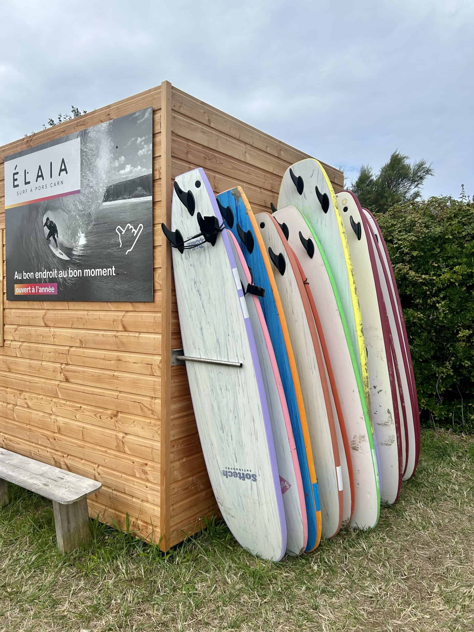 location matériel de surf La Torche