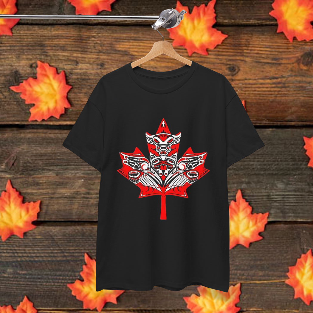 Canada Coastal Maple Leaf T-Shirt