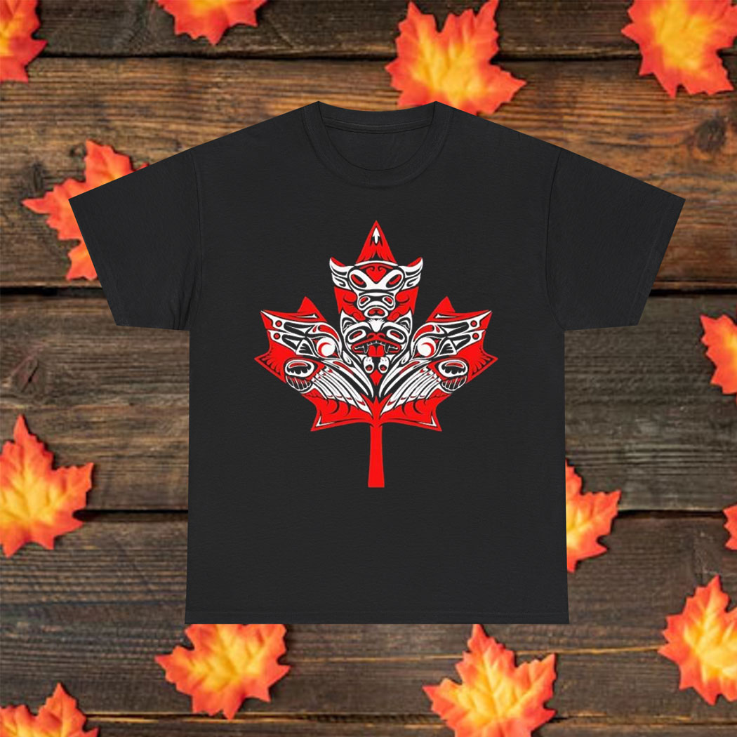 Canada Coastal Maple Leaf T-Shirt