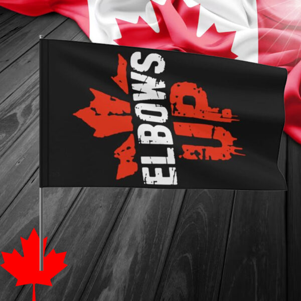 Canada Elbows Up Flag – Canada Is Not For Sale