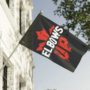 Canada Elbows Up Flag – Canada Is Not For Sale