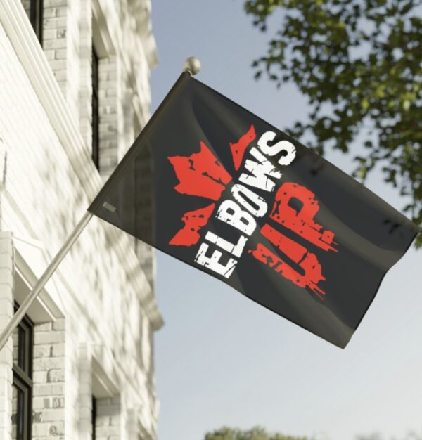 Canada Elbows Up Flag – Canada Is Not For Sale