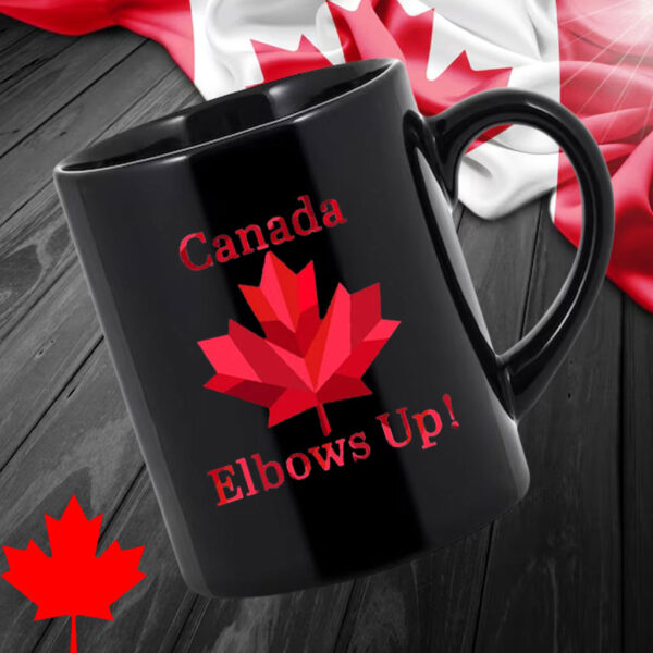 Canada Elbows Up Red Mug