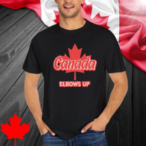 Canada Elbows Up Shirt, Funny Canadian Hockey T-Shirt