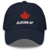 ELBOWS UP CANADA Hat – Hockey Quote Patriotic Trucker Cap