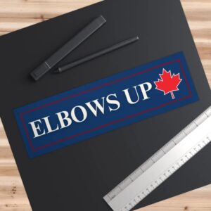 Elbows Up Canada 2025 Car Magnet