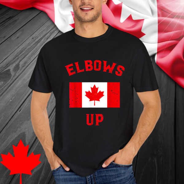Elbows Up Canada Anti-Trump Canadian Pride Shirt