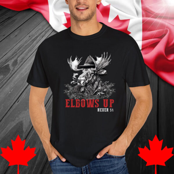 Elbows Up Canada , Canadian Hockey Culture Shirt