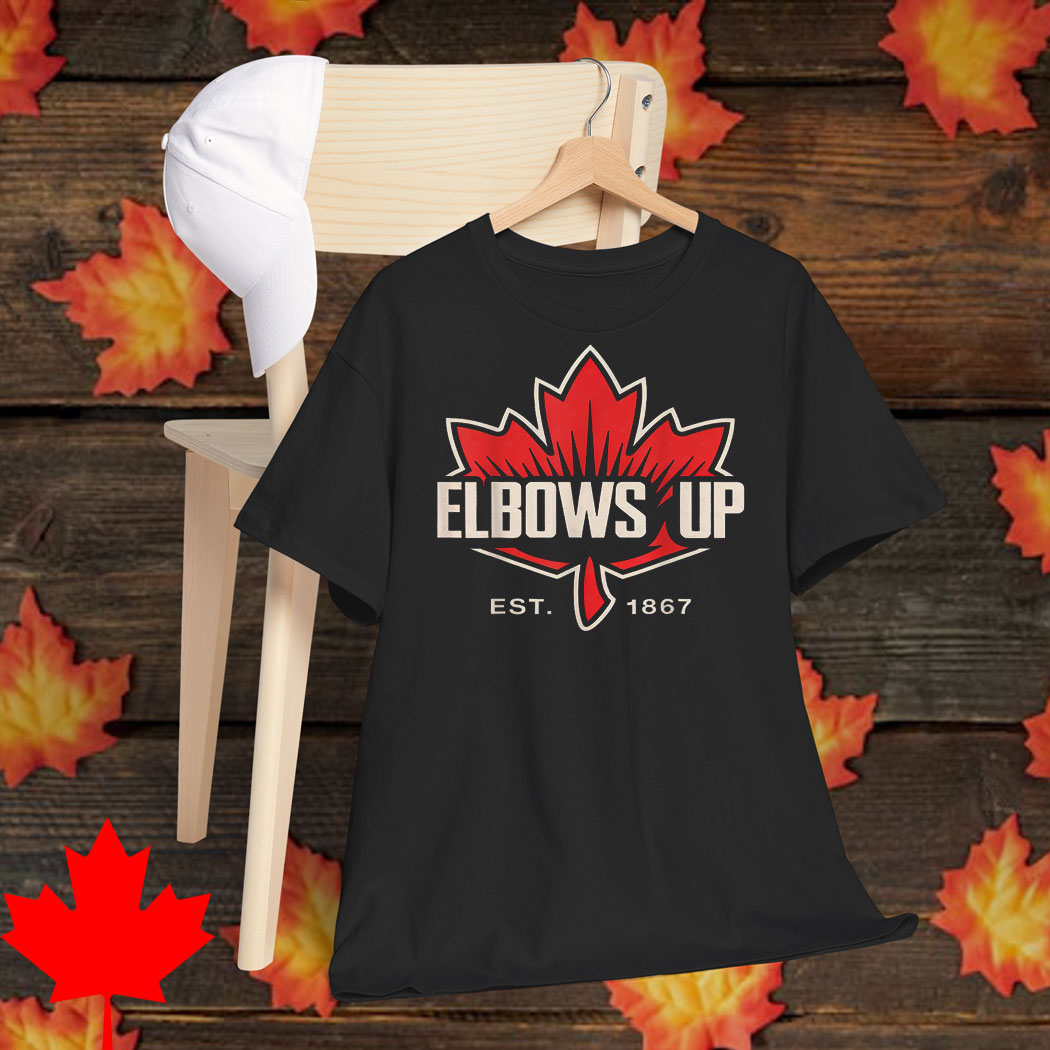 Elbows Up Canada Est 1867 Proud Canadian Strong Canada T-Shirt