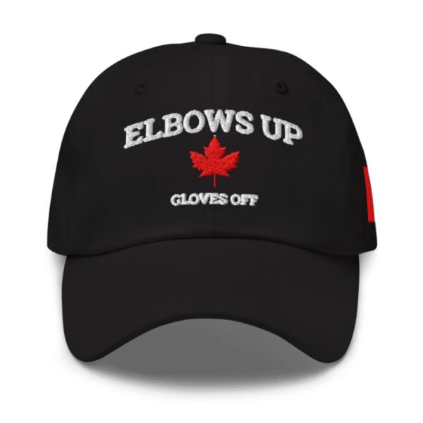 Elbows Up Canada Gloves Off Fun Hockey Hat