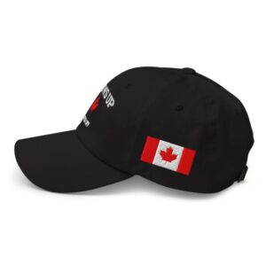Elbows Up Canada Gloves Off Fun Hockey Hat