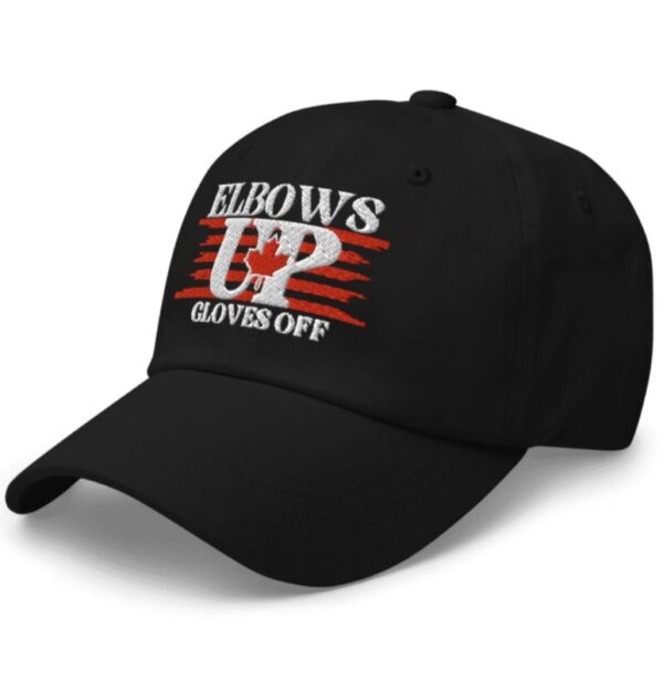 Elbows Up Canada Golves Off Hat