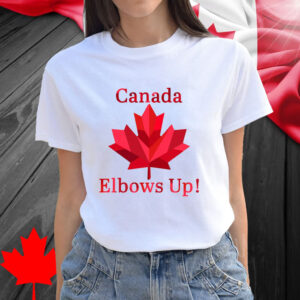 Elbows Up Canada Red Shirt