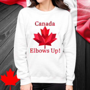 Elbows Up Canada Red Shirt
