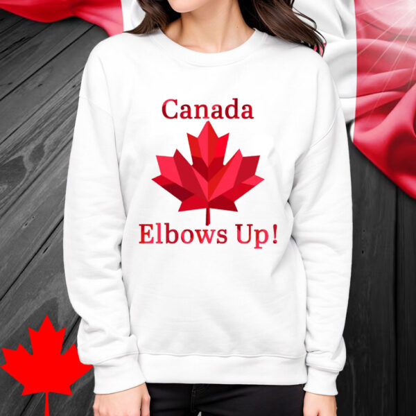 Elbows Up Canada Red Shirt