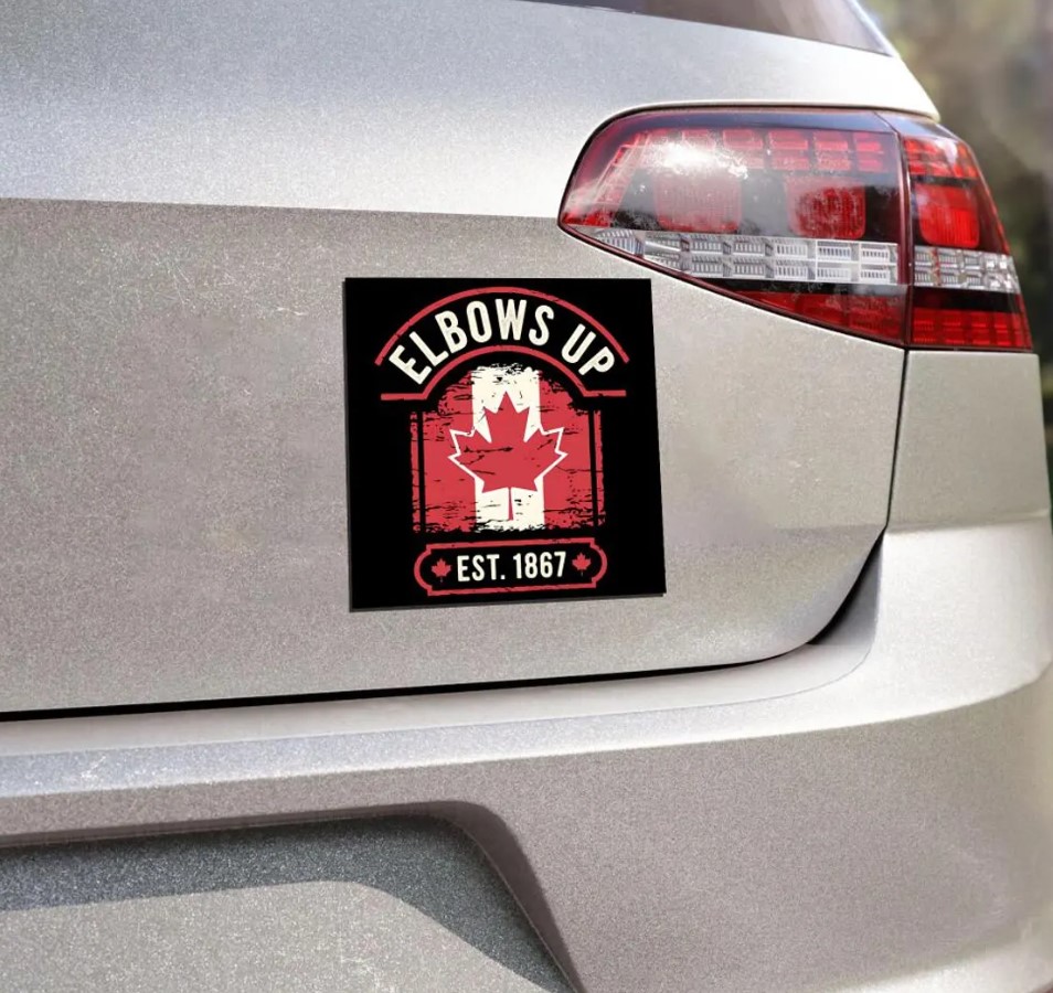 Elbows Up Canada Stickers
