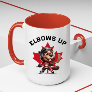 Elbows Up Canada Strong Mug, Support Made In Canada
