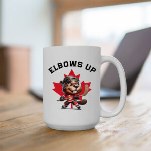 Elbows Up Canada Strong Mug, Support Made In Canada
