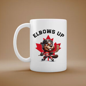 Elbows Up Canada Strong Mug, Support Made In Canada