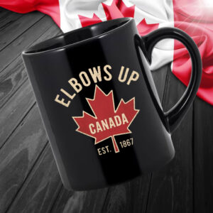 ELBOWS UP CANADA STRONG MUG