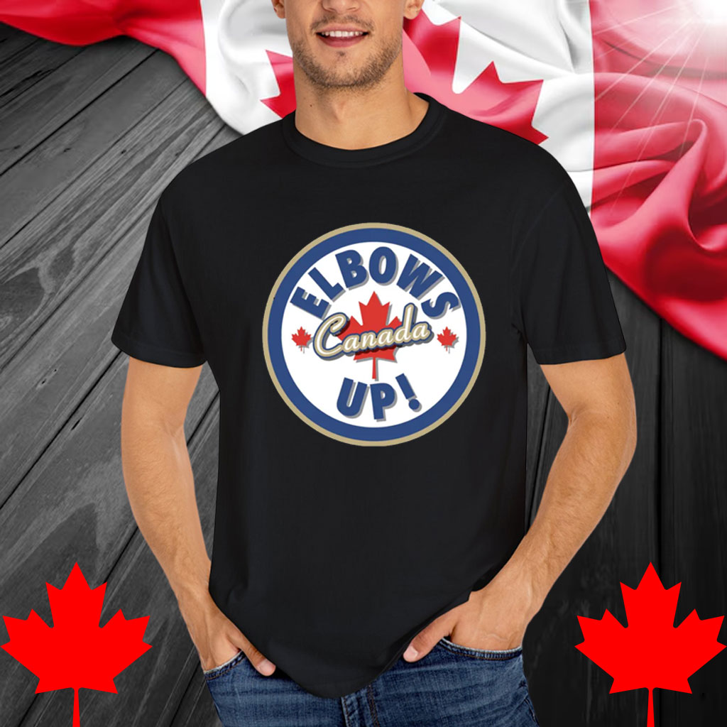 Elbows Up Canada, Style of Hockey Night in Canada Shirt
