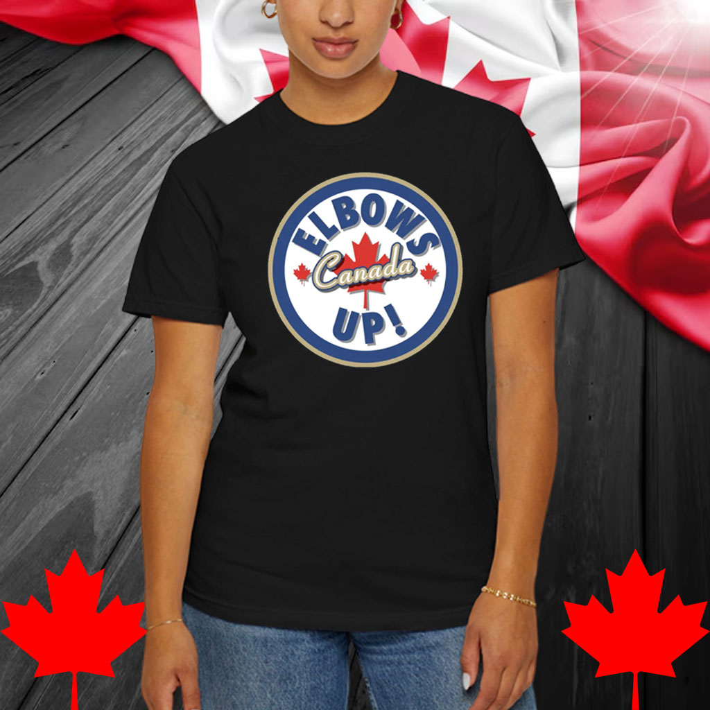 Elbows Up Canada, Style of Hockey Night in Canada Shirt