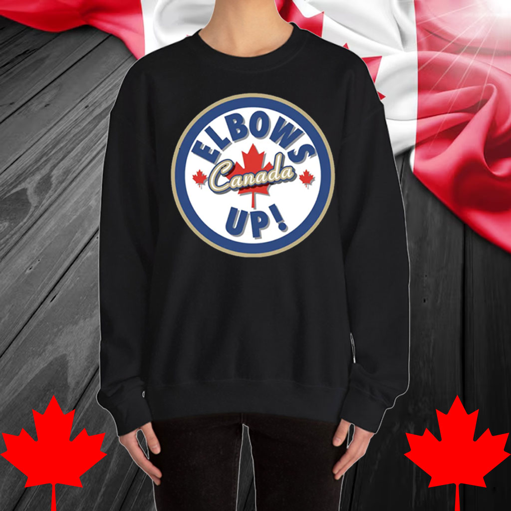 Elbows Up Canada, Style of Hockey Night in Canada Shirt