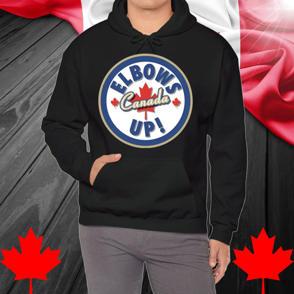 Elbows Up Canada, Style of Hockey Night in Canada Shirt