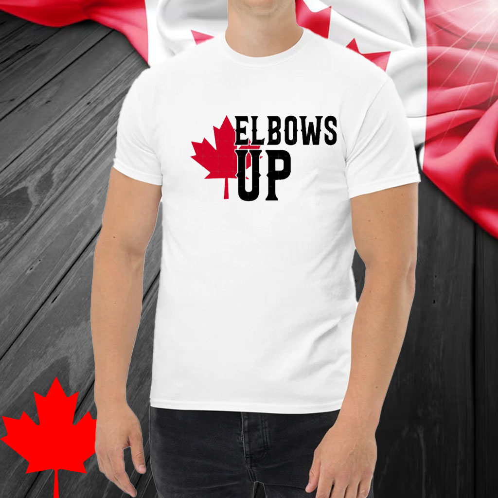 Elbows Up Canada Tee Shirt