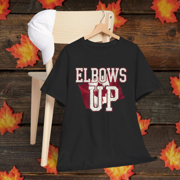 Hot Elbows Up Canada True North Strong and Free Proud Canadian Shirt