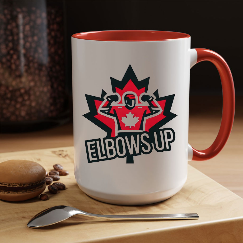 Elbows Up , Canadian Liberal Protest Mug
