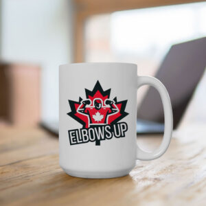 Elbows Up , Canadian Liberal Protest Mug