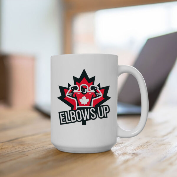 Elbows Up , Canadian Liberal Protest Mug