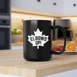 Elbows Up Canadian Pride Mug