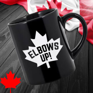 Elbows Up Canadian Pride Mug