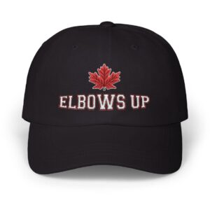 Elbows Up Embroidered Hat