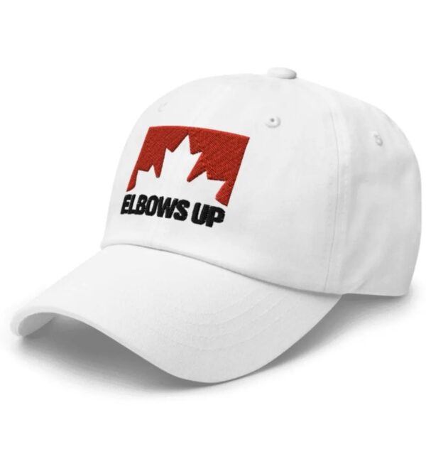 Elbows Up Embroidered Hat, Canadian Pride Dad Hat