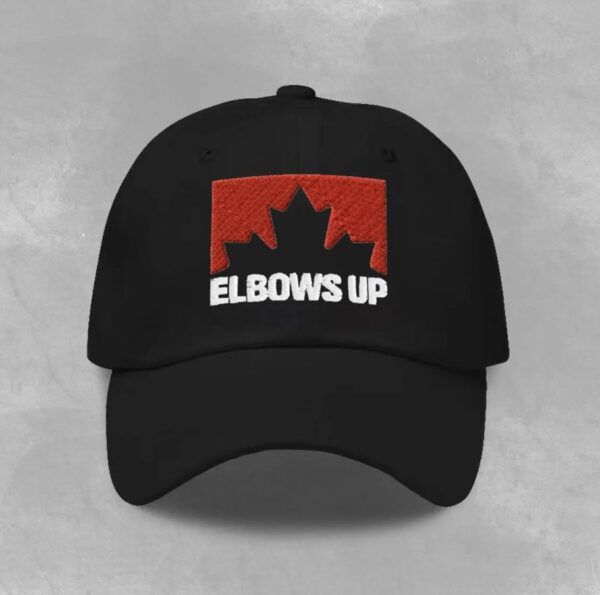 Elbows Up Embroidered Hat, Canadian Pride Dad Hat