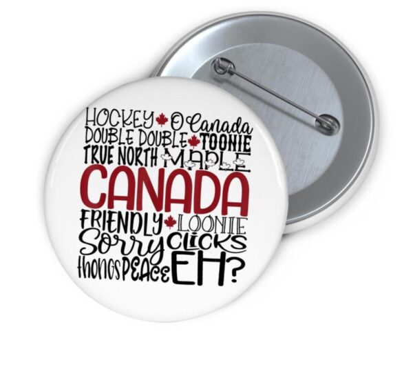 Elbows Up - I Stand With Canada 2025 Button