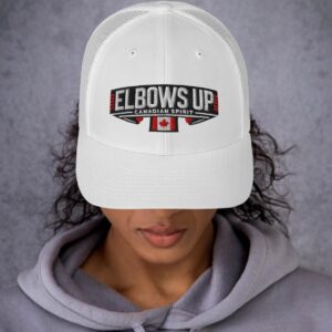 Elbows Up Trucker Cap