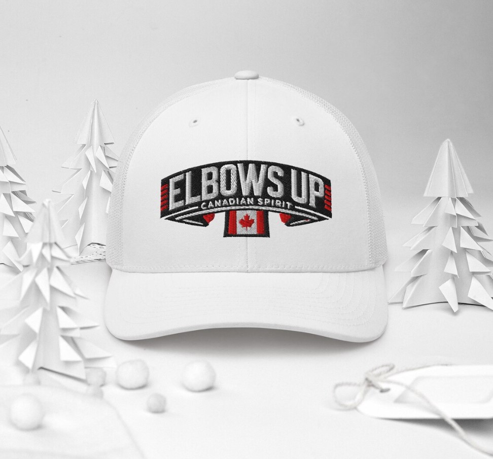 Elbows Up Trucker Cap