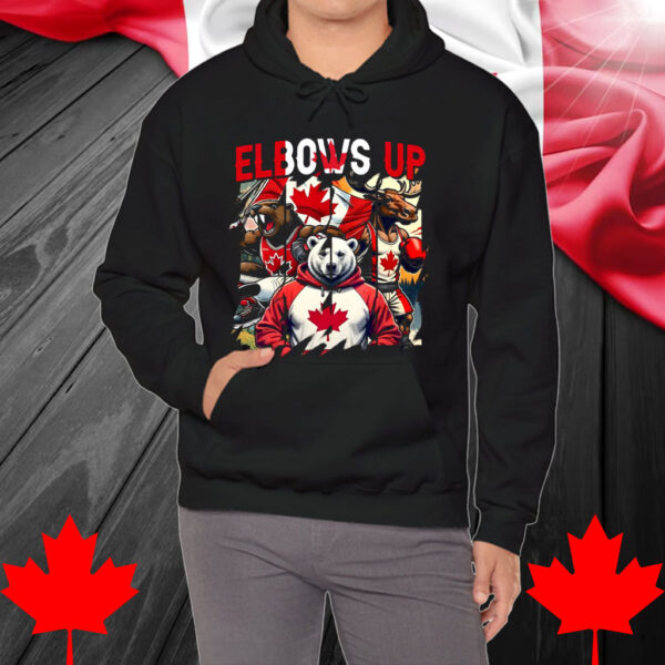 Elbows Up , True North Strong And Free, Pride Canadian Shirt
