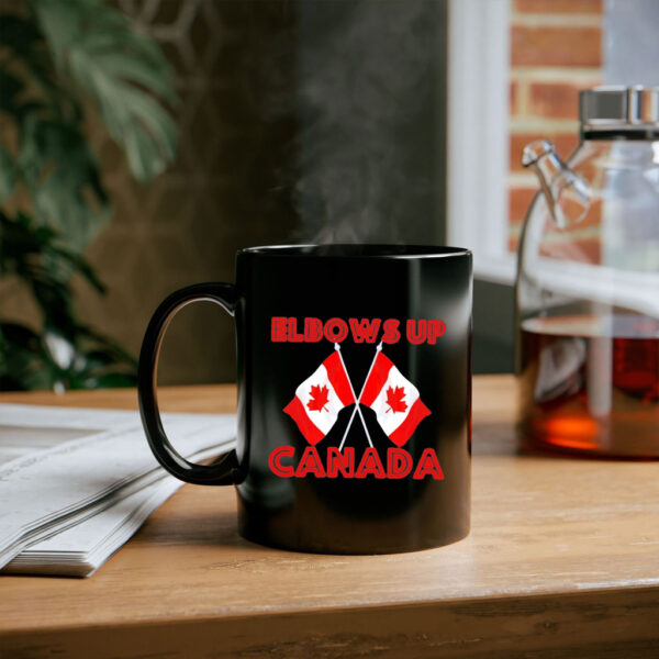 Elbows up Canada Flags Mug
