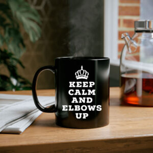 Keep Calm And Elbows Up Canada Mug