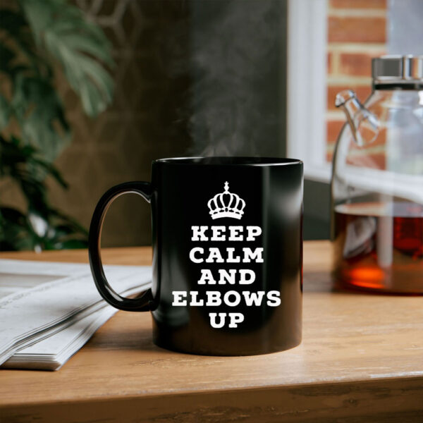 Keep Calm And Elbows Up Canada Mug