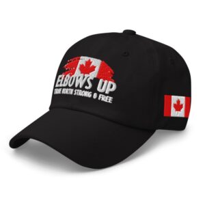 Proud Canadian Elbows Up True North Strong and Free Patriot Hat