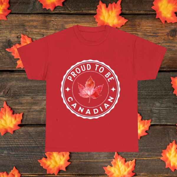 Proud to Be Canadian Leaf T-Shirt