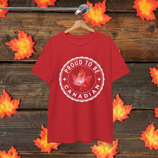 Proud to Be Canadian Leaf T-Shirt