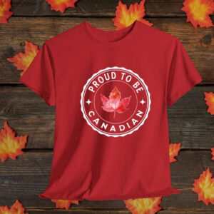 Proud to Be Canadian Leaf T-Shirt